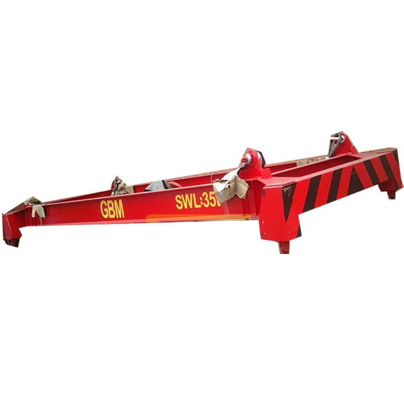 40ft 20ft ISO shipping container semi automatic spreader lifting equipment