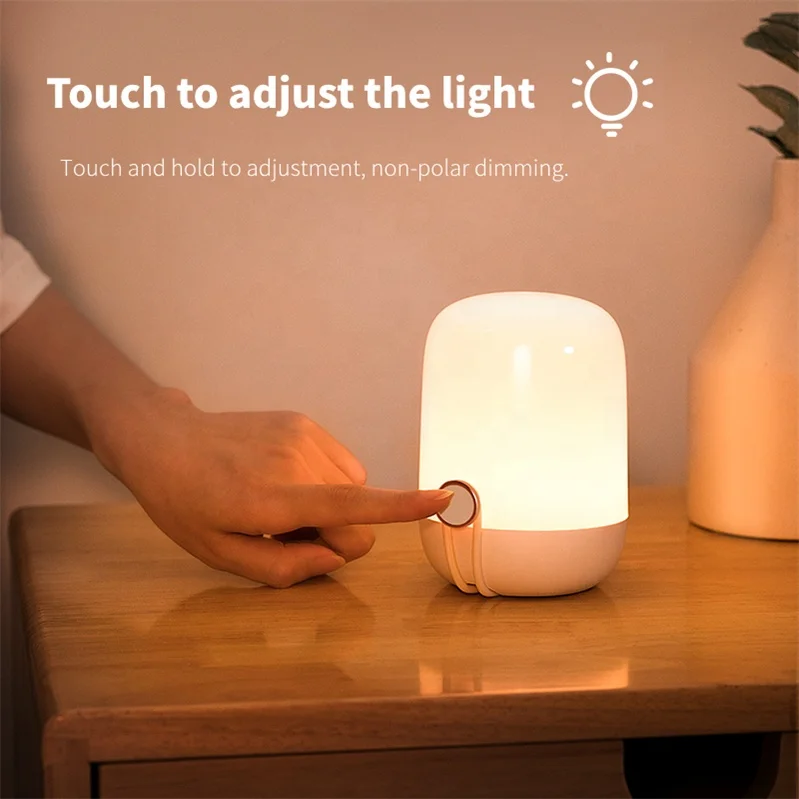 LED night lights acrylic lighting bedroom toilet smart lantern cute small color changing lamp toy USB charge lamp