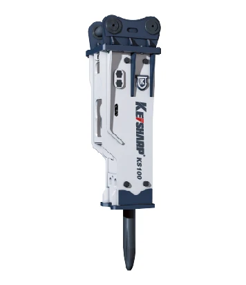 Hot Sales Keisharp KS100 hydraulic breaker is suitable for 75mm drill rod, 6-8.5t excavator Most popular breaker
