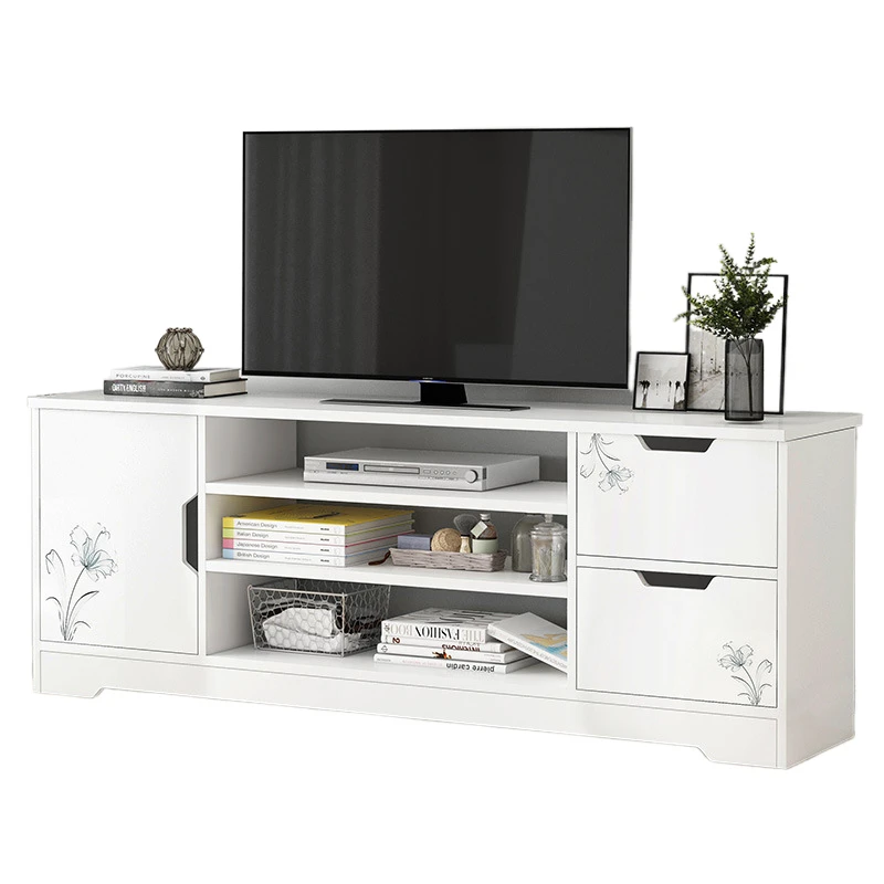 
Nordic TV cabinet tea table combination and simple small family TV cabinet 