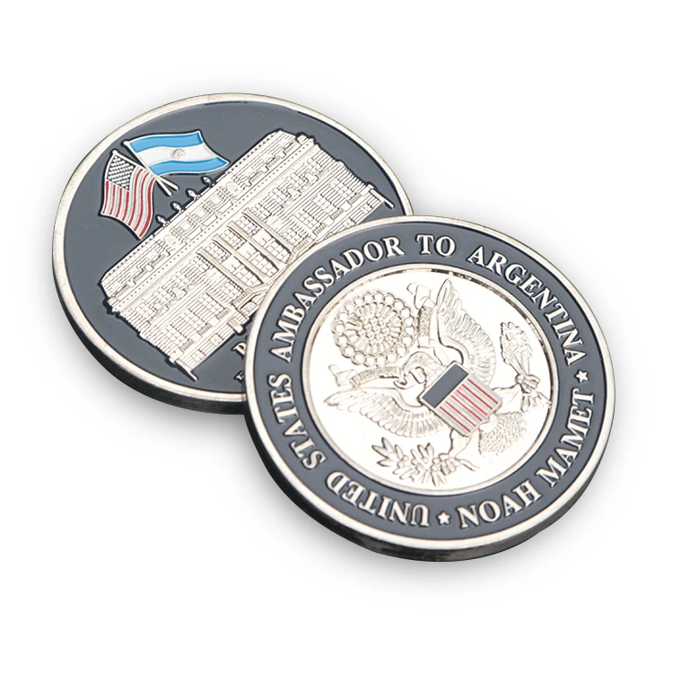 Custom US Engraving Marine Chief CIA Custom America Eagle Challenge Coin