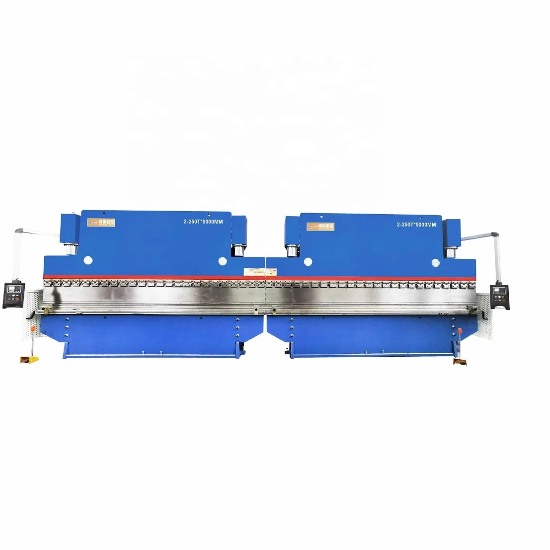 
1000T big torsional axis synchronous hydraulic cnc tandem press brake for traffic lights pole making 