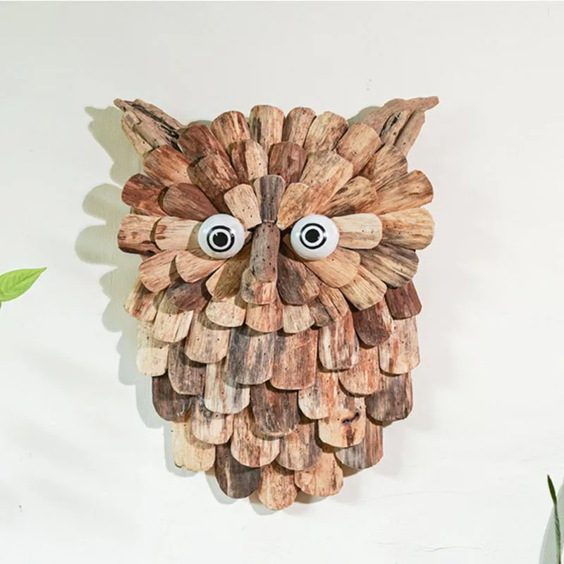multifunctional driftwood wall art driftwood animal Home Decor Handmade Driftwood Wall Art Owl Wall Art Drift Wood Owl