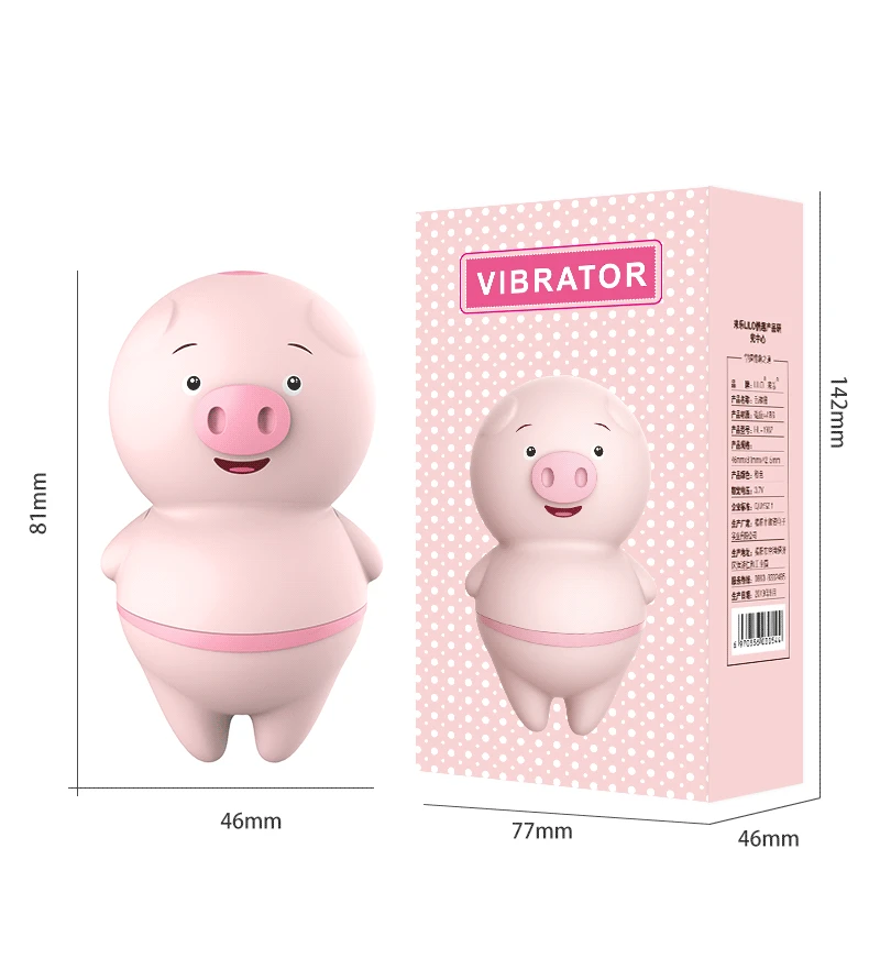 cute pet little pig vibrador consolador para mujer strong vibration mini tongue licking vibrator jump egg sex toys erotic shop