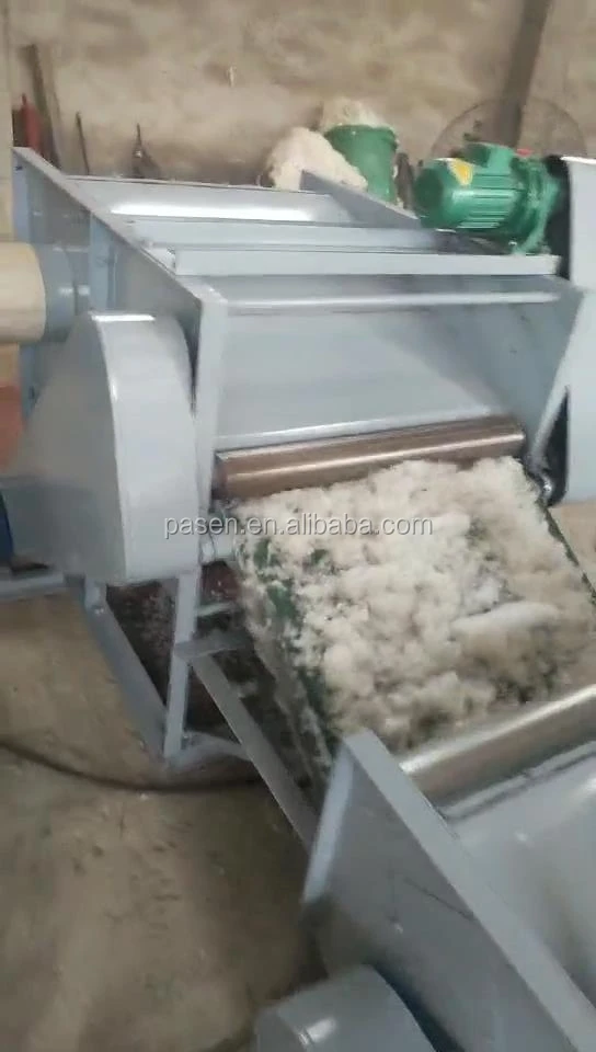 Automatic Cotton Ginning Cleaning Machine from leaves/impuries to make clean cotton fiber