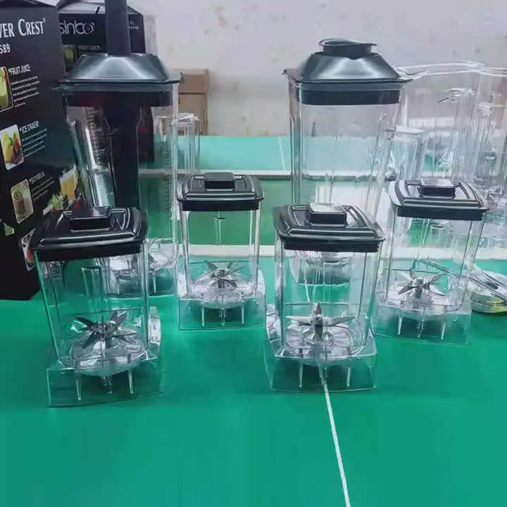 Blender Jar mixer spare parts bottom with Japanese 8 blades BPA FREE 2L Container Jug Pitcher Cup Mixing unbreakableJar