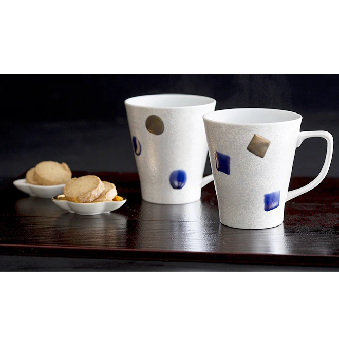 Circle Square Small Dots Modern Color Quality Tea Coffee Mug Cup Liquor