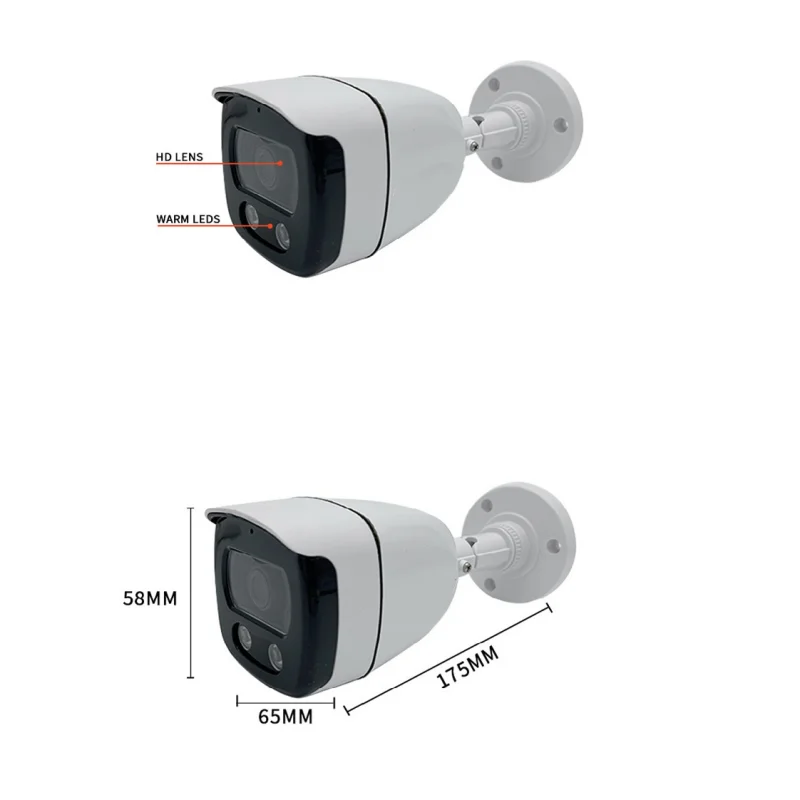 4K Camera Secure 3MP very clear Sound Full Color 2TB 8-channel XVR CCTV Camera Kit