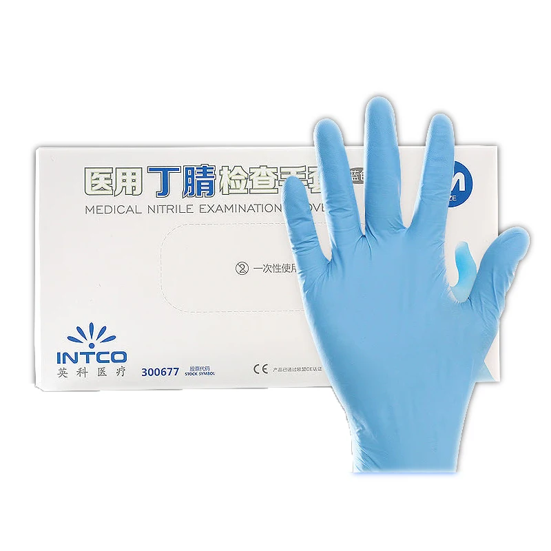Laboratory experience use Stable medical nitrile gloves