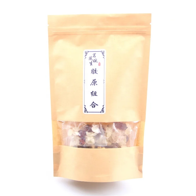 Hot Selling Organic Natural Material Mix Peach Gum Saponified Rice Snow Swallow for Collagen Filling