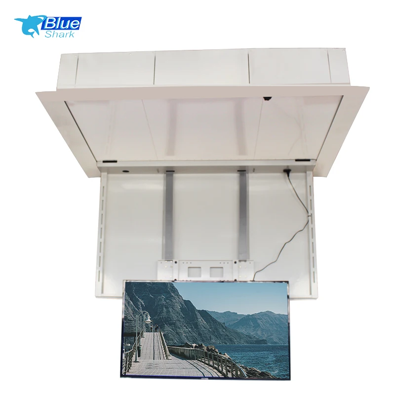 Wholesale Vesa Intelligent Flip Down Ceiling TV Bracket Mount with Remote/Central/Wired 3 Control way