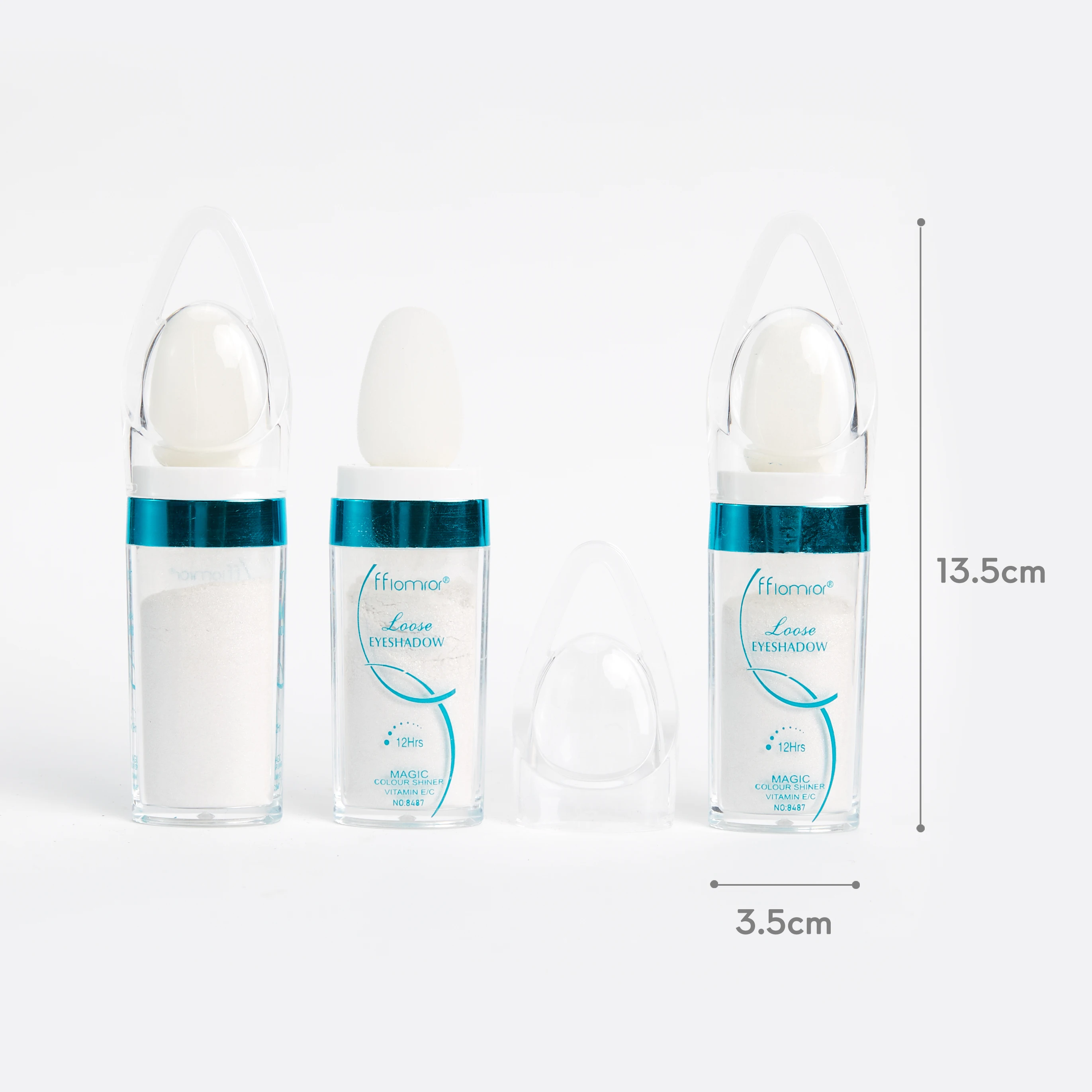 Wholesale Single Eyeshadow Packaging Loose Glitter Liquid Eyeshadow Sequins Shimmer Cosmetic Liquid Eyeshadow