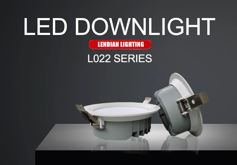 120 lm/w Customizable Top Quality New Downlight Switch for CCT Trimless Install 8W 12W 15W 20W 24W 30W 35W LED COB Down Light