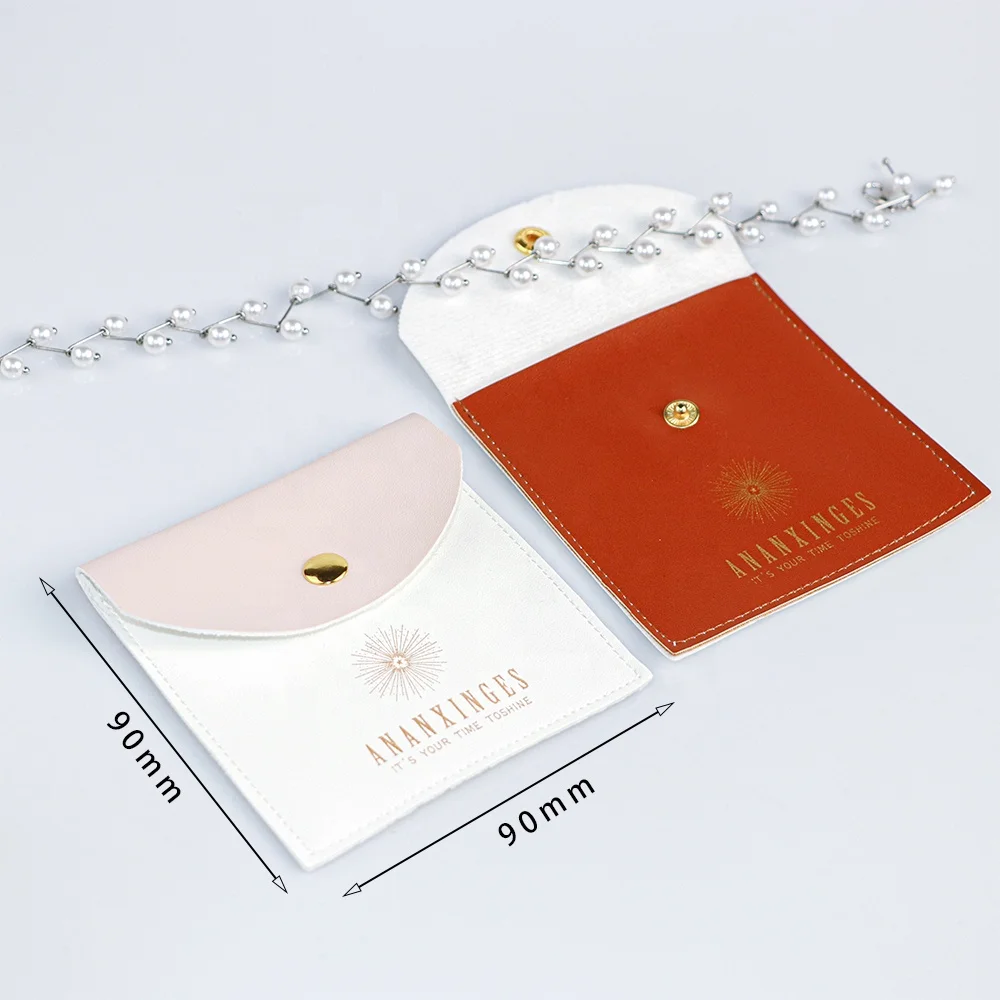 custom jewellery pouch and box quality packaging roll bag travel leather jewelry pouch for women leather pouch small