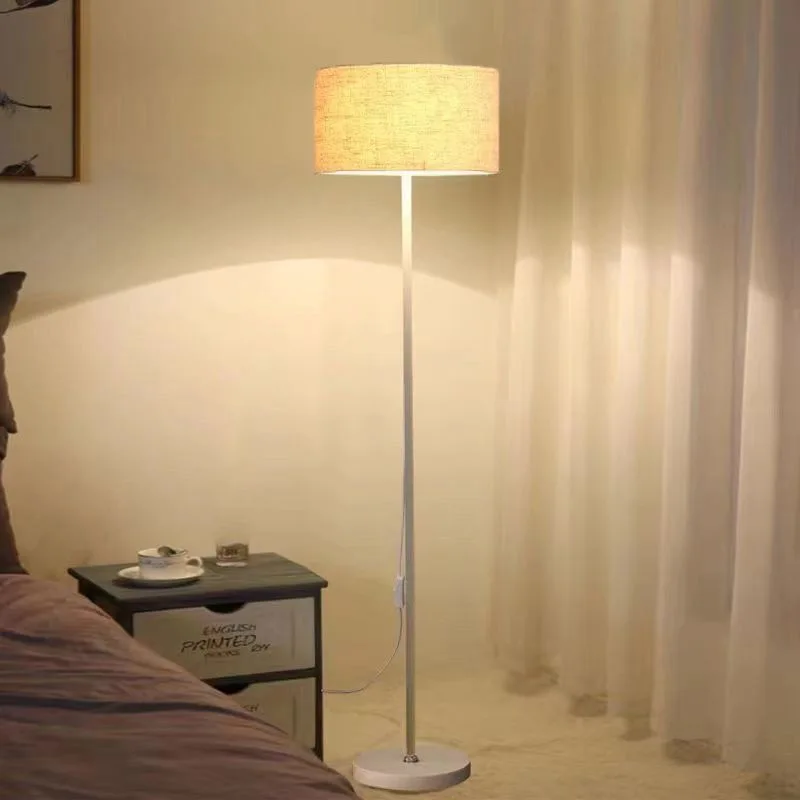 Nordic Modern Living Room Bedroom Office Hotel Decor LED Designer Floor Lamp Minimalist Vertical Standing Lamp with Light