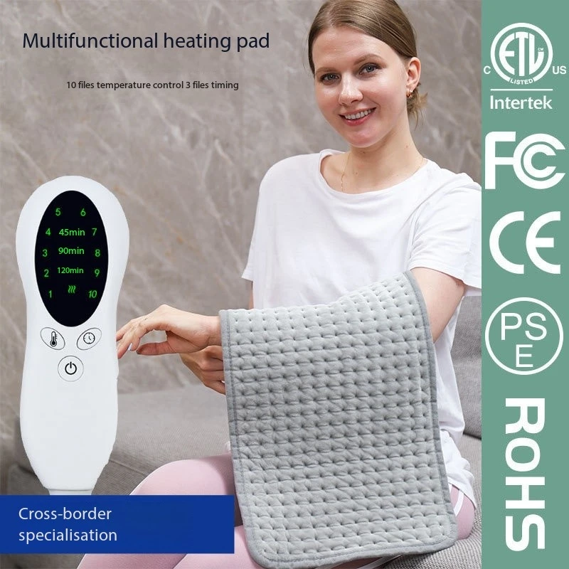 Portable Multifunctional Electric Blanket Heating Pad High-Temperature Hot Compress Body Warming Pad Car Household Use Washable