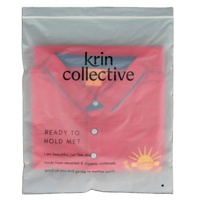 Pvc Frosted pp zipper custom bags zip lock bags shipping bags for clothing