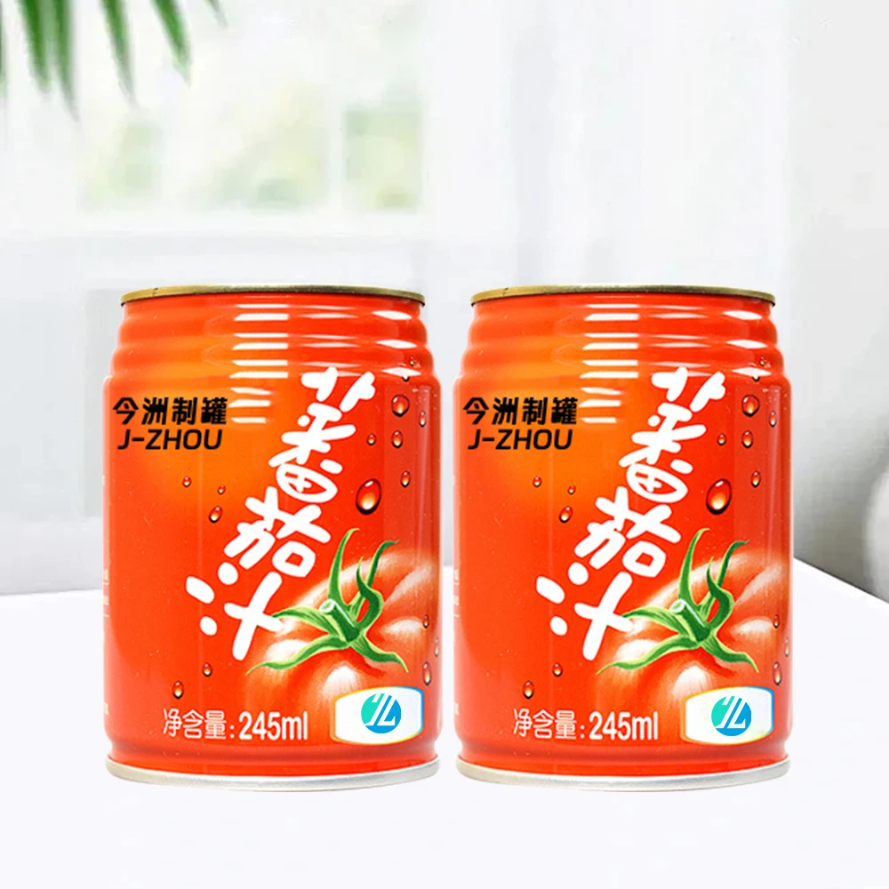 Wholesale transparent Food Grade Recyclable 691# Energy tea soda soft Drink Packaging round empty Metal Tin Can with Lids