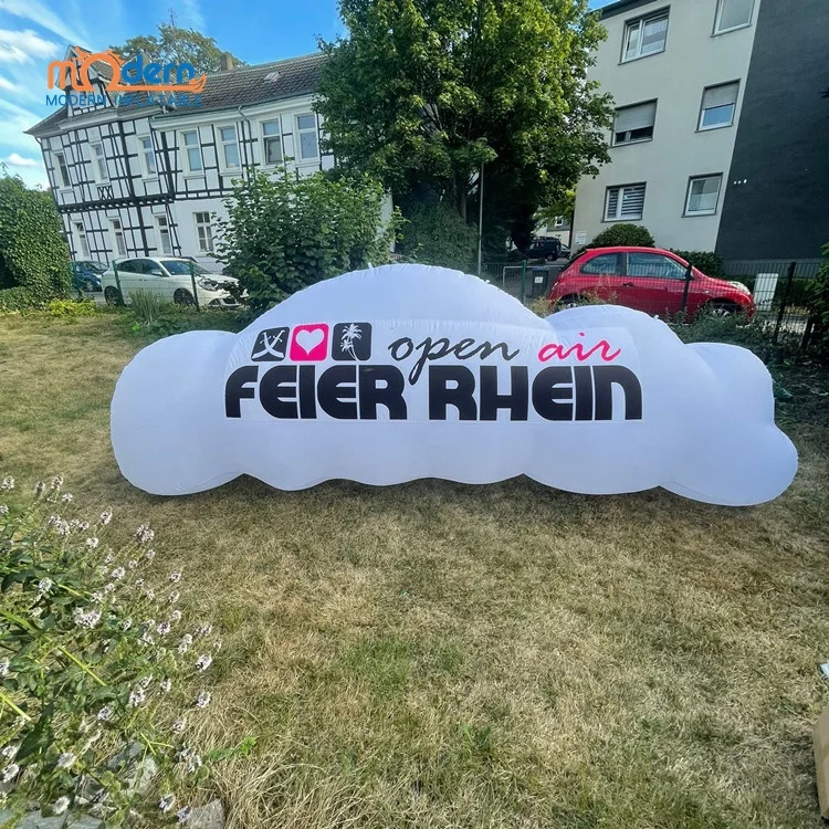 Giant Inflatable Cloud For Music Festival Stage Decoration