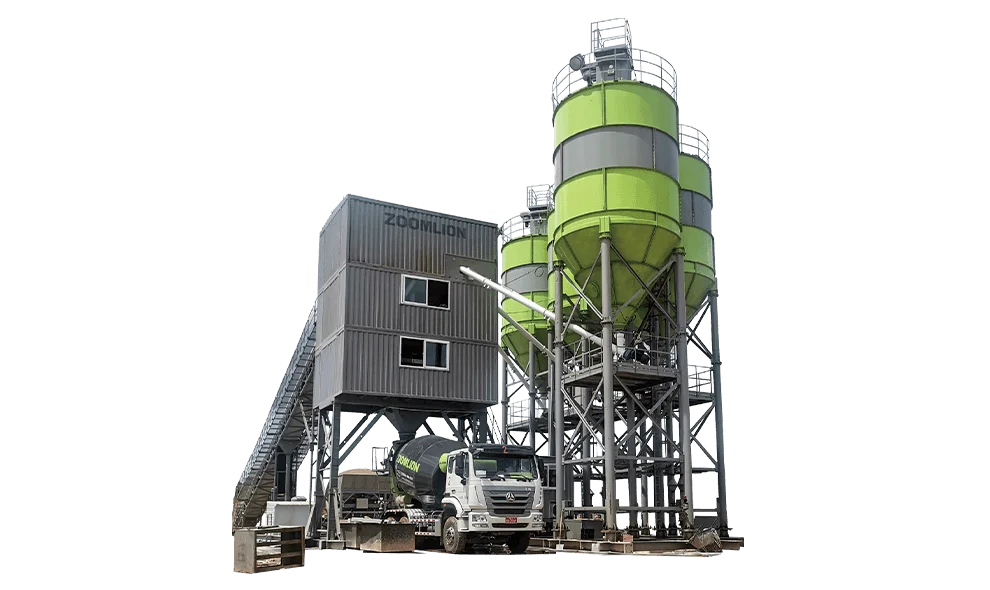 zoomlion concrete pump   HZS120R(Belt)  high quality 120 m3/h  Batching Plants