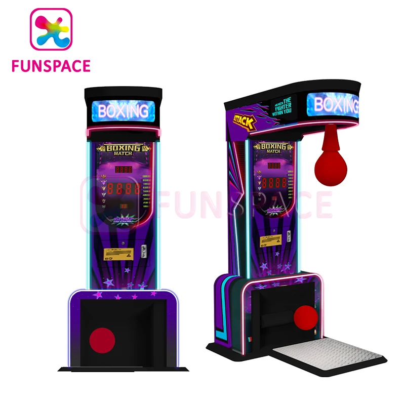Arcade Game Boxing Punching And Kicking Machine Coin Operated Fun for All Ages