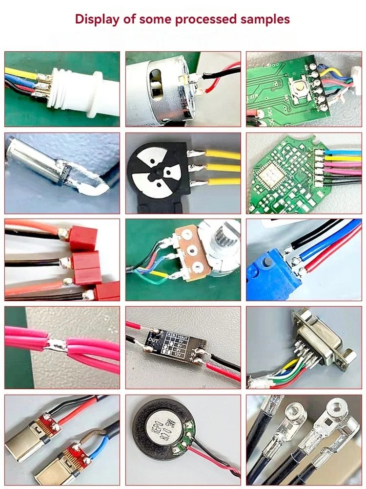 Semi-automatic Soldering Machine Internal Heating Electric Soldering Iron USB Charging Cable Wire Connector 200W