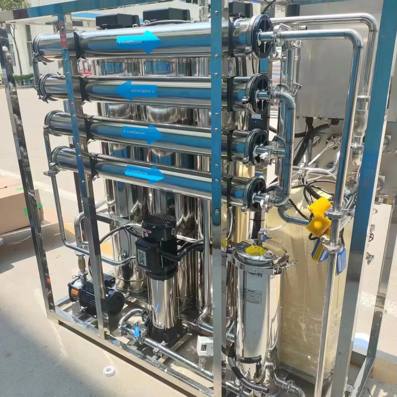 Оборудование для чистой воды ro 3000gpd машина 1000 литр Ro установка станции заправки питьевой в Гане