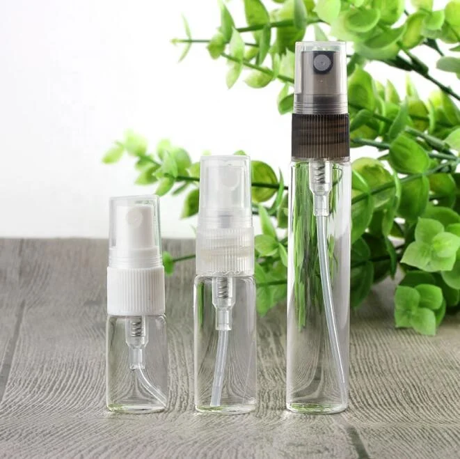 3ml 5ml 10ml glass perfume bottle travel container atomizer empty spray bottle refillable liquid perfume electroplating sliver