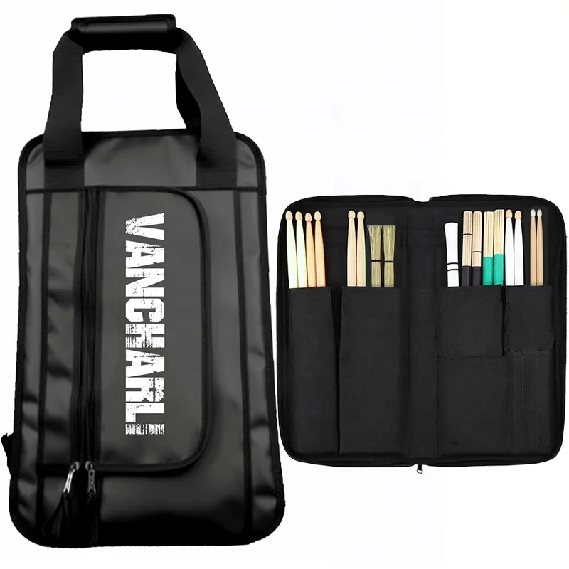 Factory Wholesale Custom Logo Large Capacity Hanging On Drum Sticks Mallets Percussion Bag Drumstick Holder