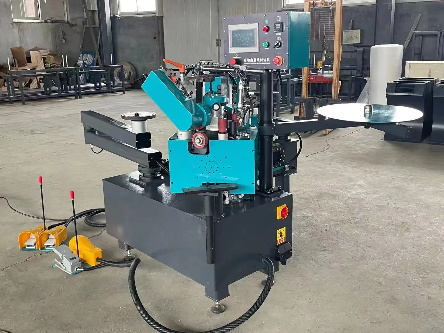 special-shaped wood straight curve  edge bander banding machine