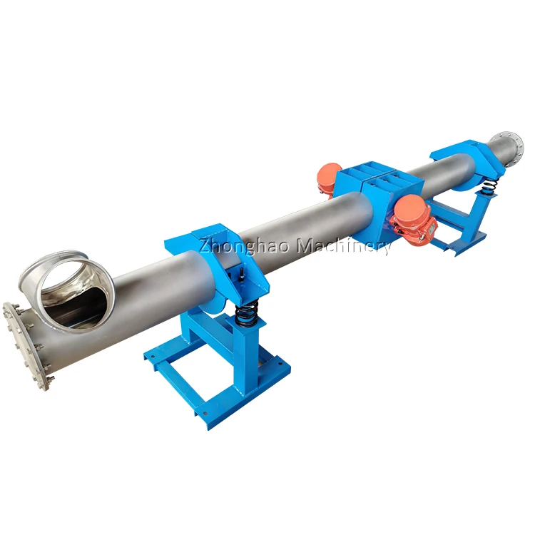 Mini Vibrator Conveyor Food Grade Powder Coating Overhead Tube Vibrating Conveyor