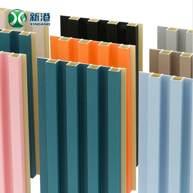 Indoor Wooden Grain PVC Wpc Interior Wall Panels Designs for Decoration