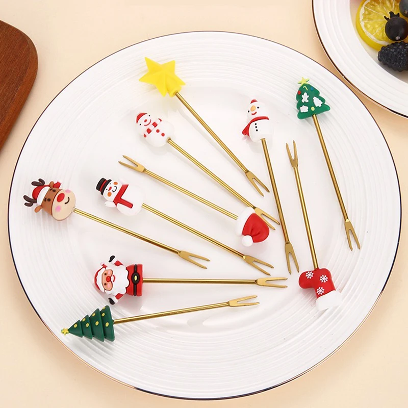 Custom Cartoon Character Series with Stainless Steel Spoon Cartoon Fruit Fork Ice Cream Spoon Coffee Spoon