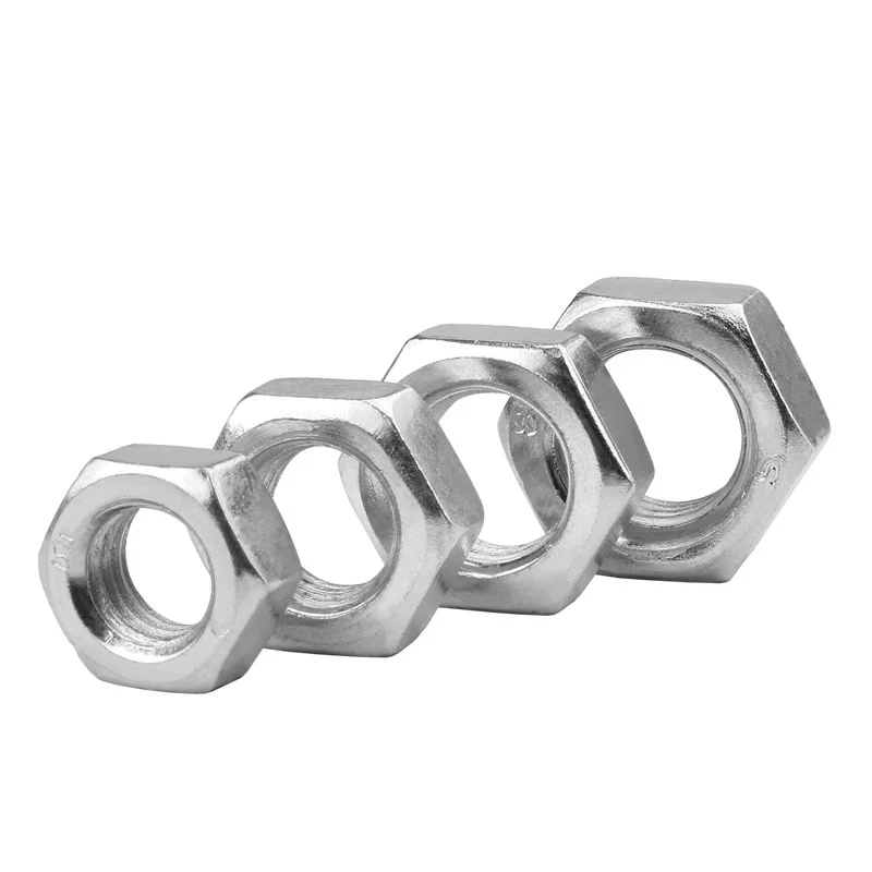 Hastelloy C276 2.4819 UNN N10276 DIN934 ISO 4032 Polished Hex Nut 904L 1.4539 Stainless Steel Hex Nuts for Mining Application