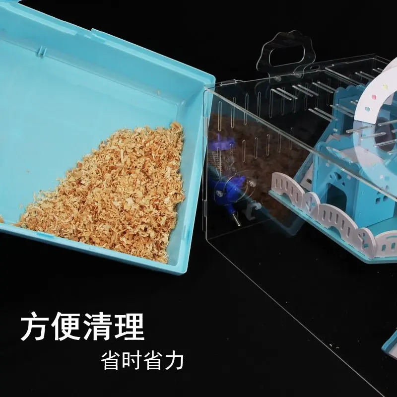 Custom Clear Perspex Acrylic Hamster Cage/Snake Cages/Spider Cage For Small Animals With Including Accessories