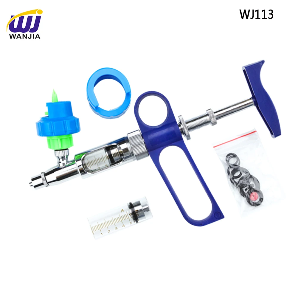 WJ113 1ml 2ml 5ml  veterinary syringe for poultry, automatic syringe, vaccine fowl injection