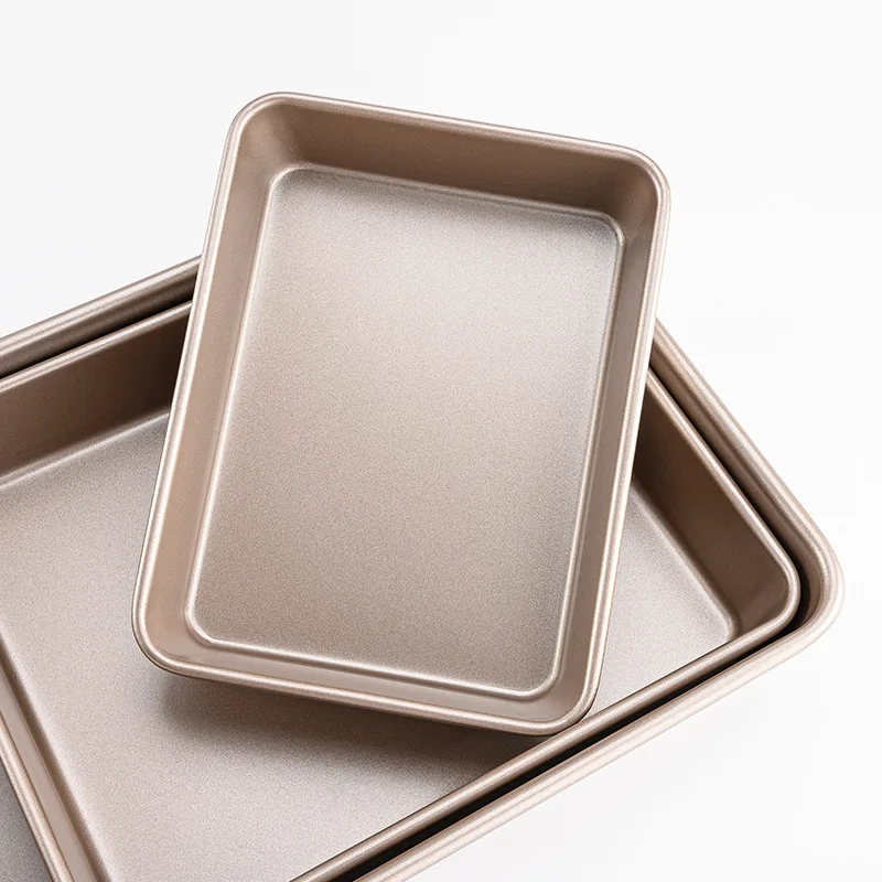 Сверхпрочная форма для выпечки печенья из углеродистой стали 10/13/15. 5-дюймовая утолщенная антипригарная прямоугольная глубокая