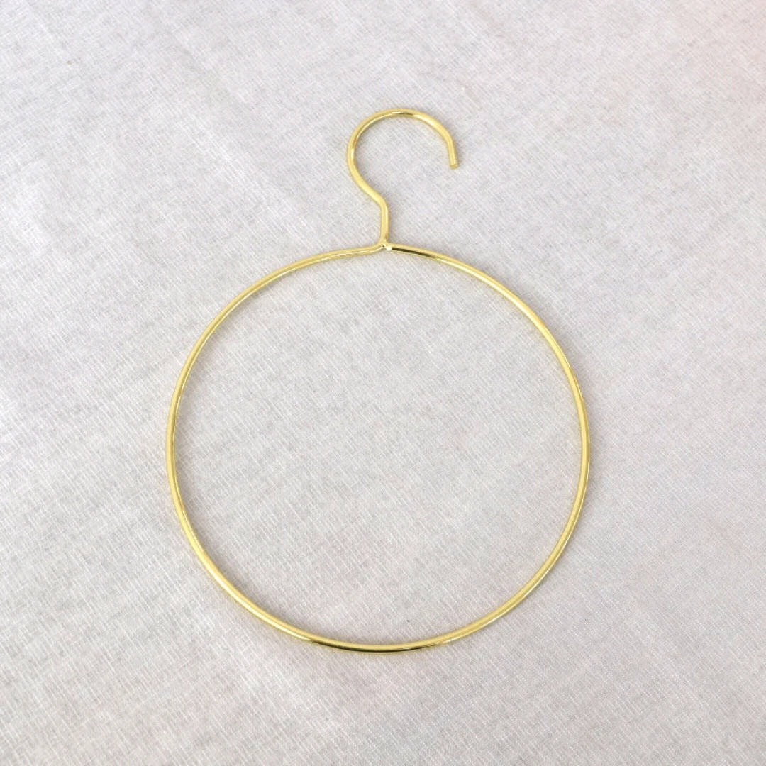 New Arrival Customized Popular Multifunction Tie Belt Hijab Square Round Metal Scarf Hanger