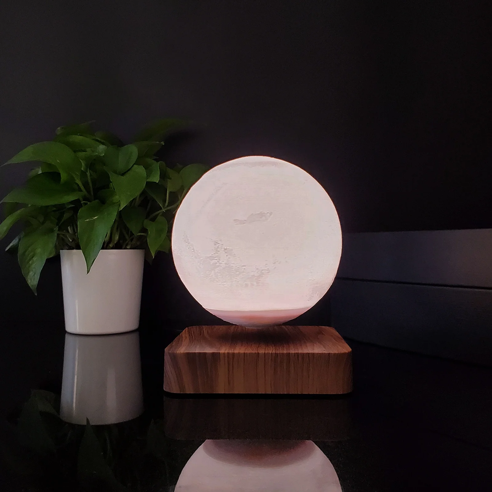 Moon Lamp Floating Mars Lamp Creative and Unique Gifts Table Lamp Home Decoration Levitating Mars Night Light