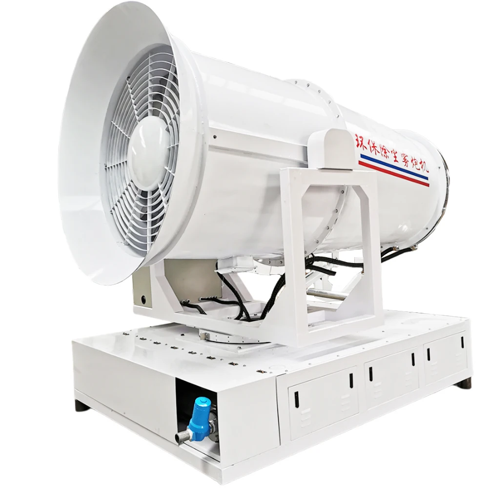 Shandong supply environmentally fog cannon dust suppression 60m best quality China sprayer with remote controller