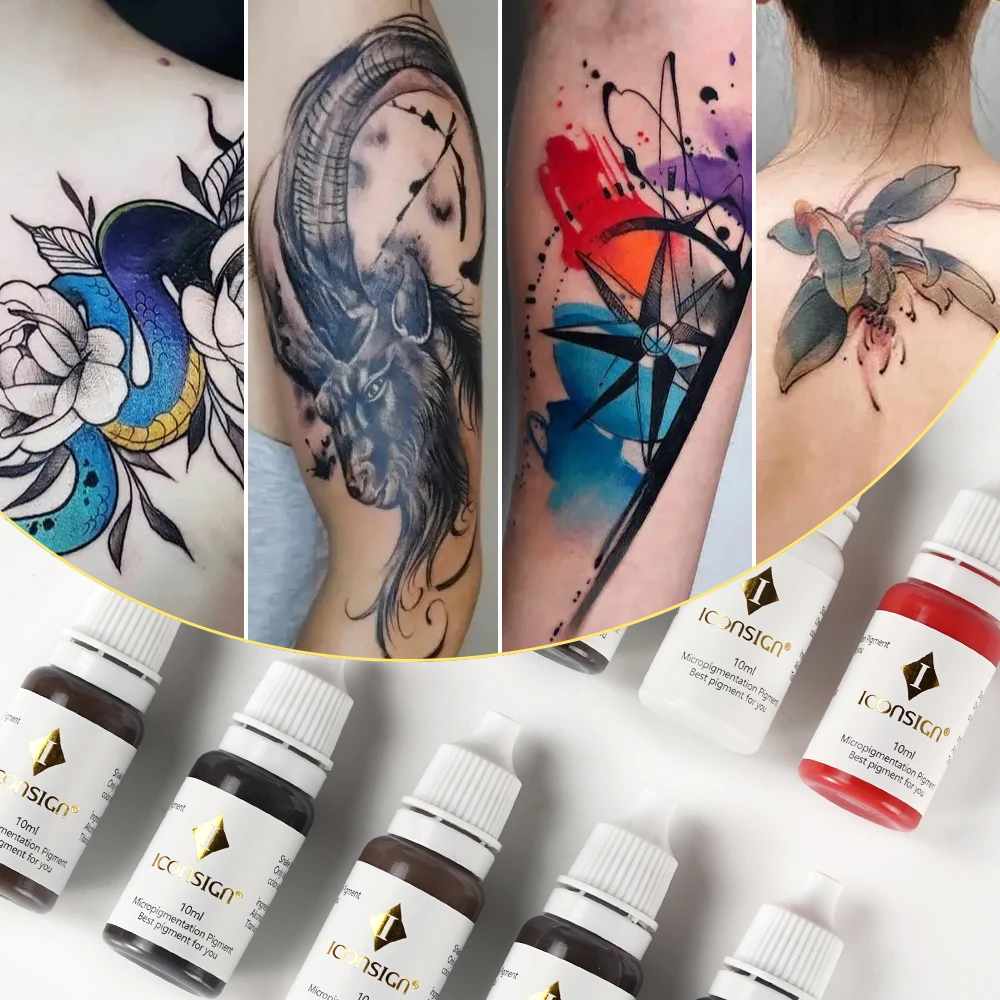 OEM Manufacturer Eyebrow Lips Micropigmentation Semi Cream Pigment Microblading Cosmetic Tattoo Ink Permanent Makeup Pigment