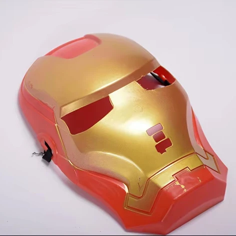 Wholesale Design Of Party Face Mask Children Toys Plastic Cartoon Masks Customization For Kids Cartoon Hero Iron Man Mask