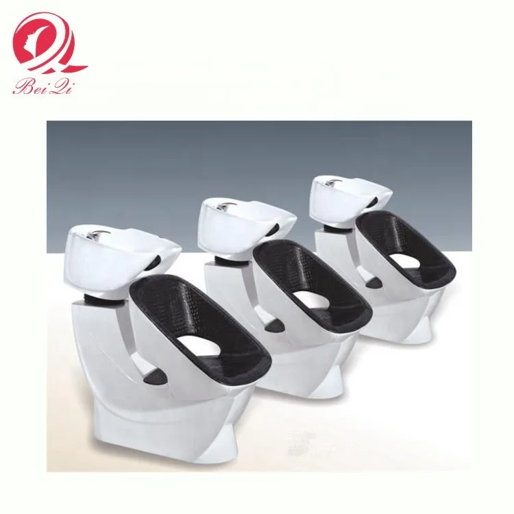 Китайская фабрика, мебель для салона, современный стул для мытья черных волос и шампуня с раковиной для салона