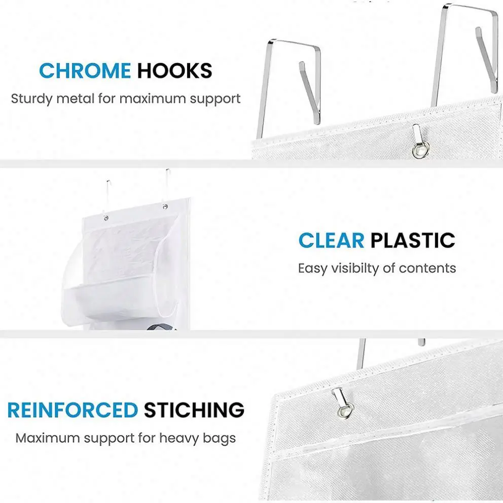 2021 Hot Selling Door Sundry Pocket Closet Storage 6 Pocket Foldable Hanging Bag To Easily Store And Use