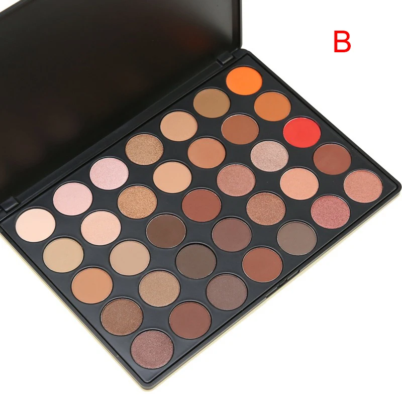 
Wholesale Print Logo Low Moq 35 Color Makeup Eye Shadow High Pigmented Custom Private Label Eyeshadow Palette 