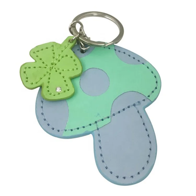 Cheap Fashion Women Gifts Heart Shaped Bag Charm Leather Custom Keychain