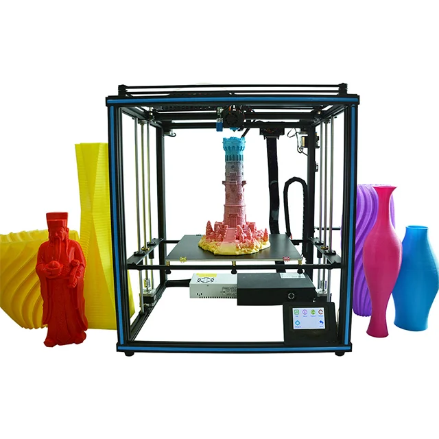 X5SA персональный доступный домашний 3D-принтер с двумя вентиляторами промышленный