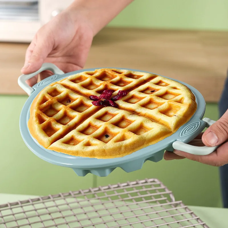 Silicone Waffle Mold Best Nonstick Maker Molds Baking Mini Large Round Square Tray Multicavity Reusable Flexible Bpafree Easy