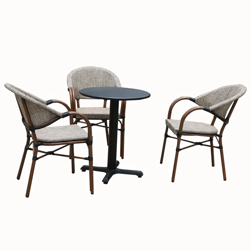 Cafe Store Table stainless steel outdoor table Metal  Modern Solid Table Base For Furniture