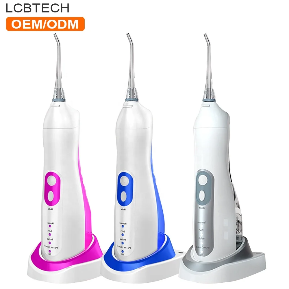Cordless Water Flosser Pulse Dental Oral  Flushing Cleaner Irrigator TeWater Jet Toothpick Waterproof Oral Care Device